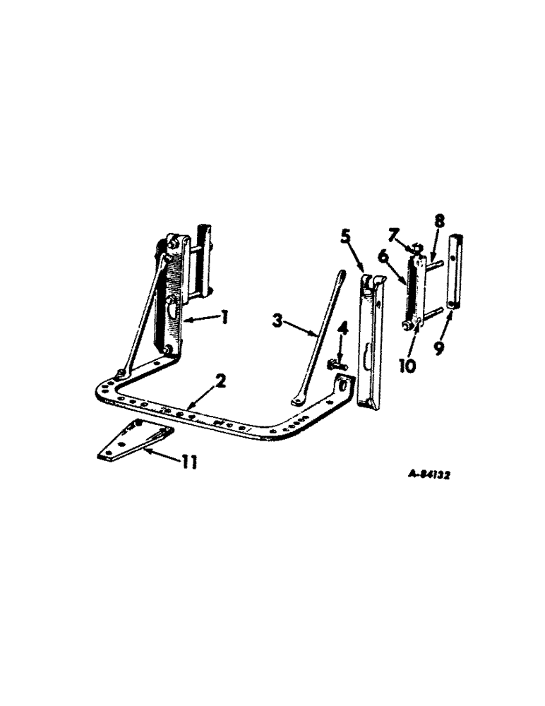 Схема запчастей Case IH 2656 - (K-02) - DRAWBARS AND HITCHES, FIXED DRAWBAR Drawbars & Hitches