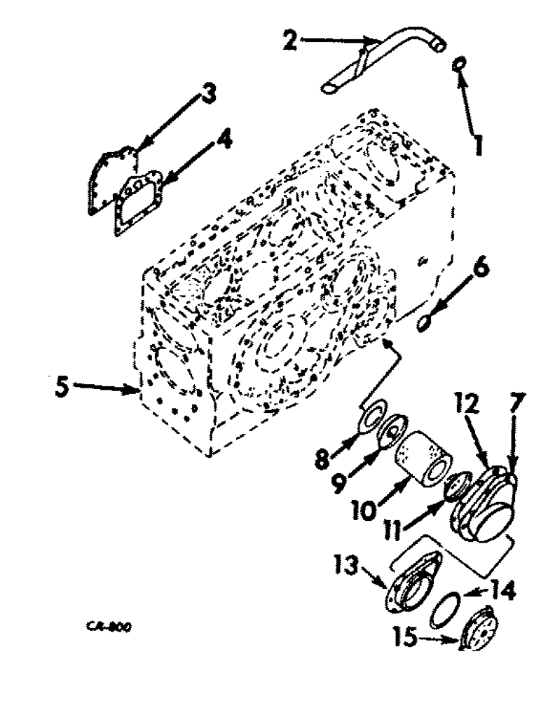 Схема запчастей Case IH 826 - (10-06) - HYDRAULICS, REAR FRAME FILTER (07) - HYDRAULICS