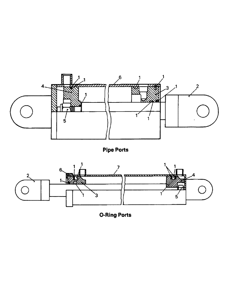 Схема запчастей Case IH PTA297 - (11-45) - DAKOTA UTILTIY BLADE, TILT CYLINDER Options & Miscellaneous