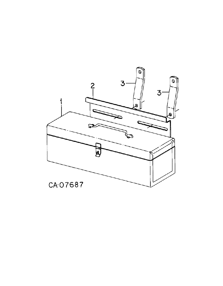 Схема запчастей Case IH 3488 - (02-03[A]) - MISCELLANEOUS, TOOL BOX Accessories & Attachments / Miscellaneous