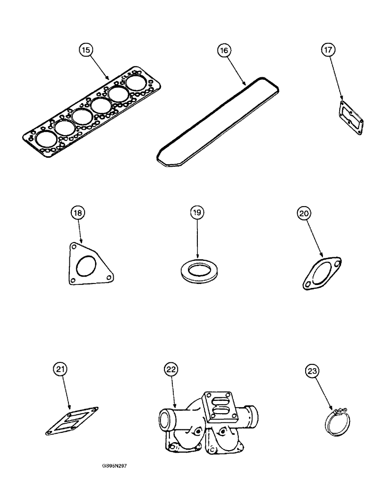 Схема запчастей Case IH DT-429 - (9-18) - SERVICE KITS 