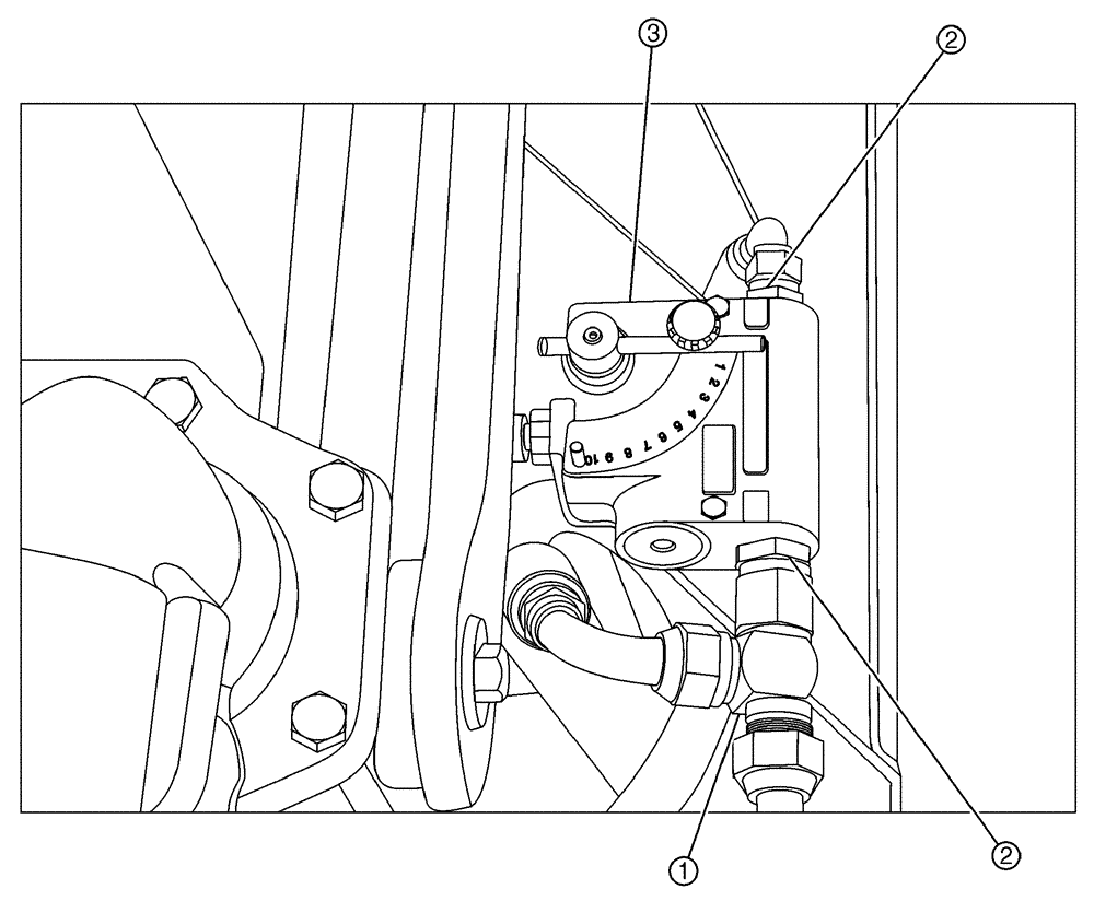 Схема запчастей Case IH 3185 - (06-030) - FLOW REGULATOR ASSEMBLY Hydraulic Plumbing