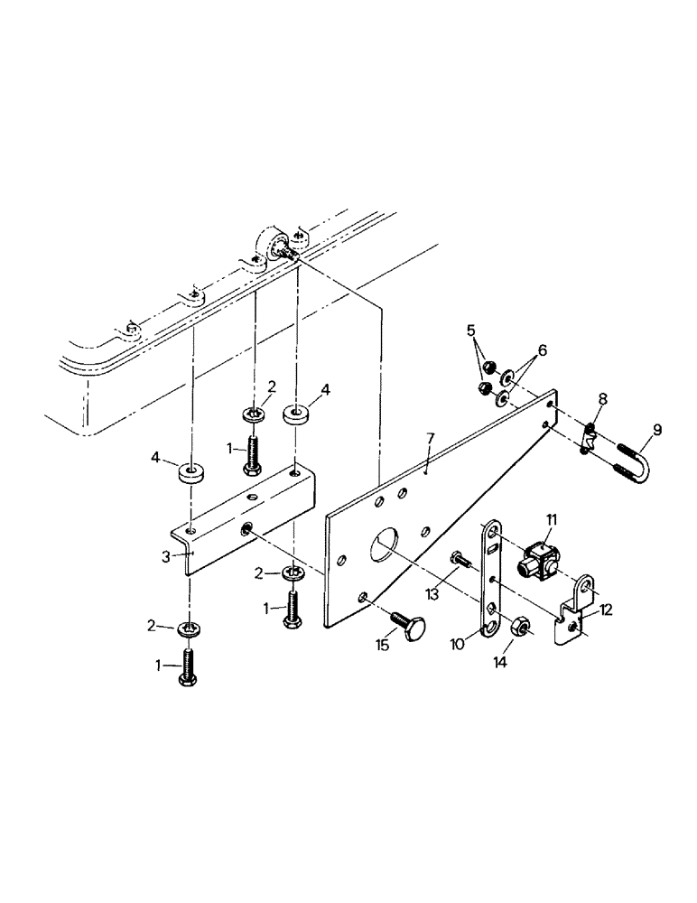 Схема запчастей Case IH STEIGER - (04-16) - TRANSMISSION SHIFT BRACKET & MOUNTING (04) - Drive Train