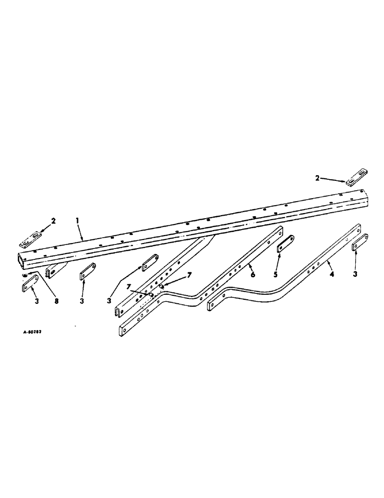 Схема запчастей Case IH 511 - (W-02) - MAIN FRAME 