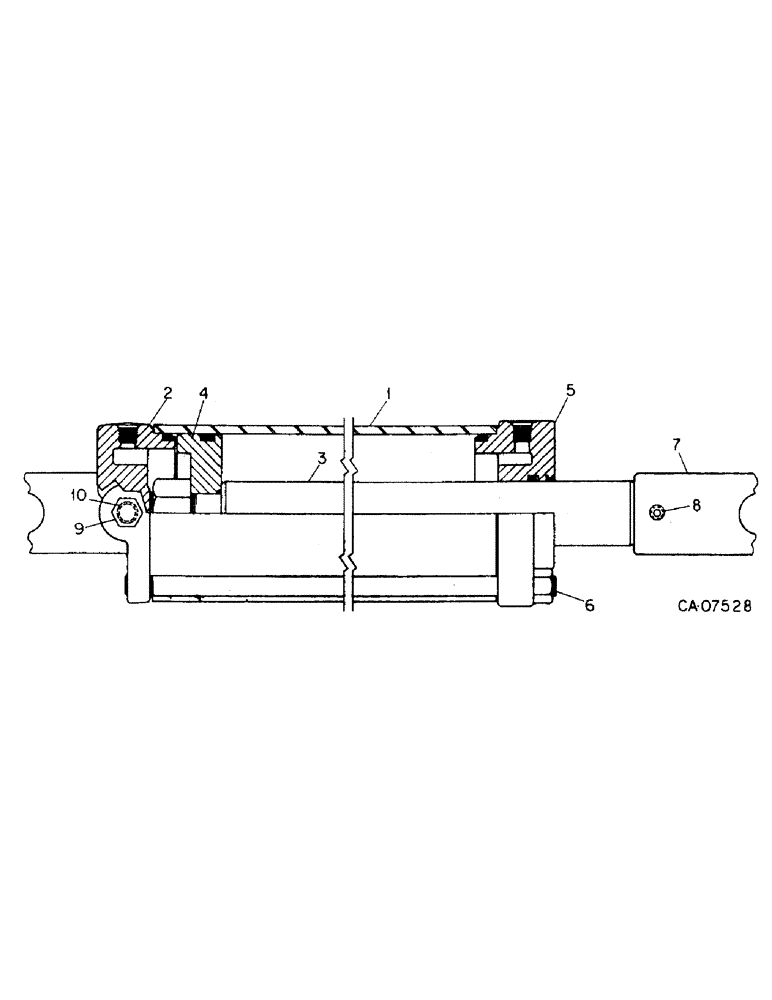 Схема запчастей Case IH 415 - (B-29) - HYDRAULIC CYLINDER 3 X 8, PRINCE 