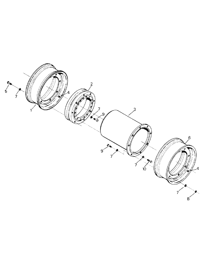 Схема запчастей Case IH ST210 - (10-15) - ADJUSTABLE WHEELS, DUALS Options & Miscellaneous