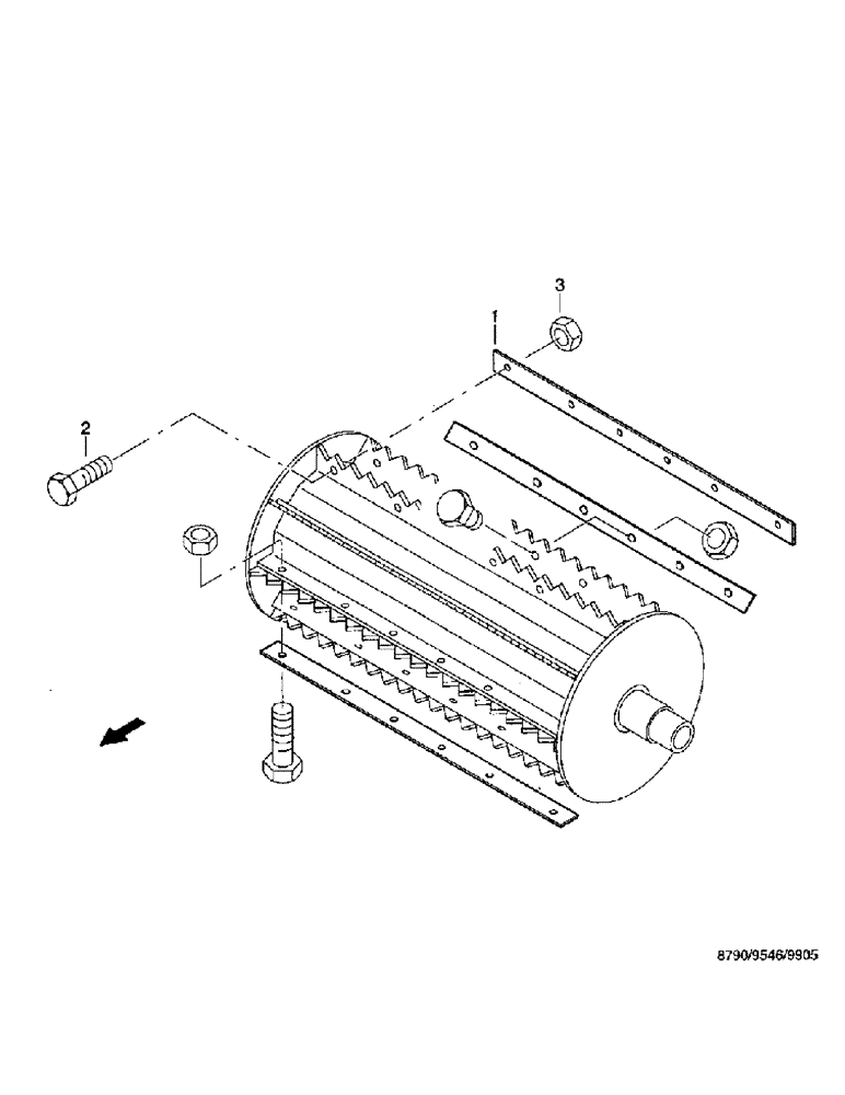 Схема запчастей Case IH 8790 - (241) - FILLER BAR (60) - PRODUCT FEEDING