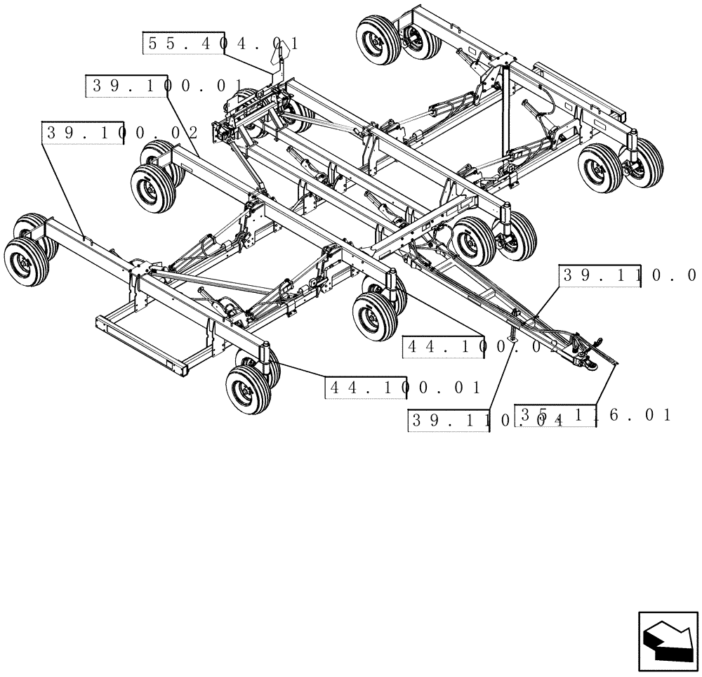 Схема запчастей Case IH 30 - (00.000.01) - PICTORIAL INDEX (00) - GENERAL & PICTORIAL INDEX