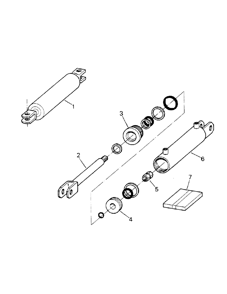 Схема запчастей Case IH STEIGER - (08-15[1]) - ALL FOLLOWING CYLS. HAVE 1-1/2" SHAFT. (07) - HYDRAULICS