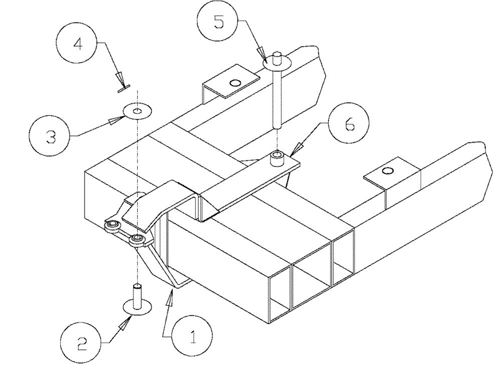 Схема запчастей Case IH SPX2130 - (04-004) - STEERING ARM ASSEMBLY Suspension & Frame