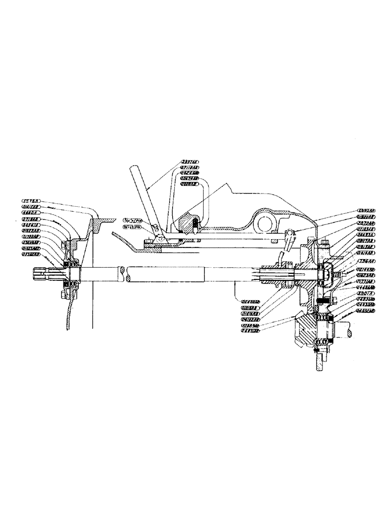 Схема запчастей Case IH D-SERIES - (147) - PWR TAKEOFF ASSY W/ SHORT SHAFT, FOR D-DO-TRAC/N 4607033 - 4805353, NOT USED W/MTR LIFT&RAISING BAIL (06) - POWER TRAIN