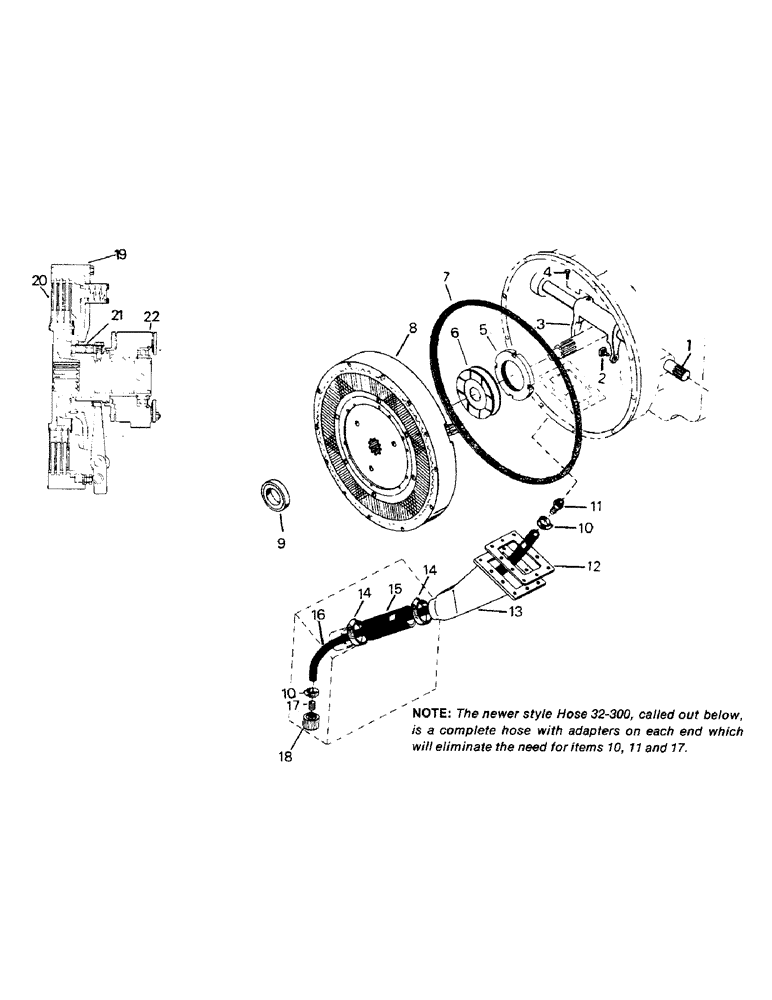 Схема запчастей Case IH STEIGER - (04-18) - WET CLUTCH GROUP (04) - Drive Train