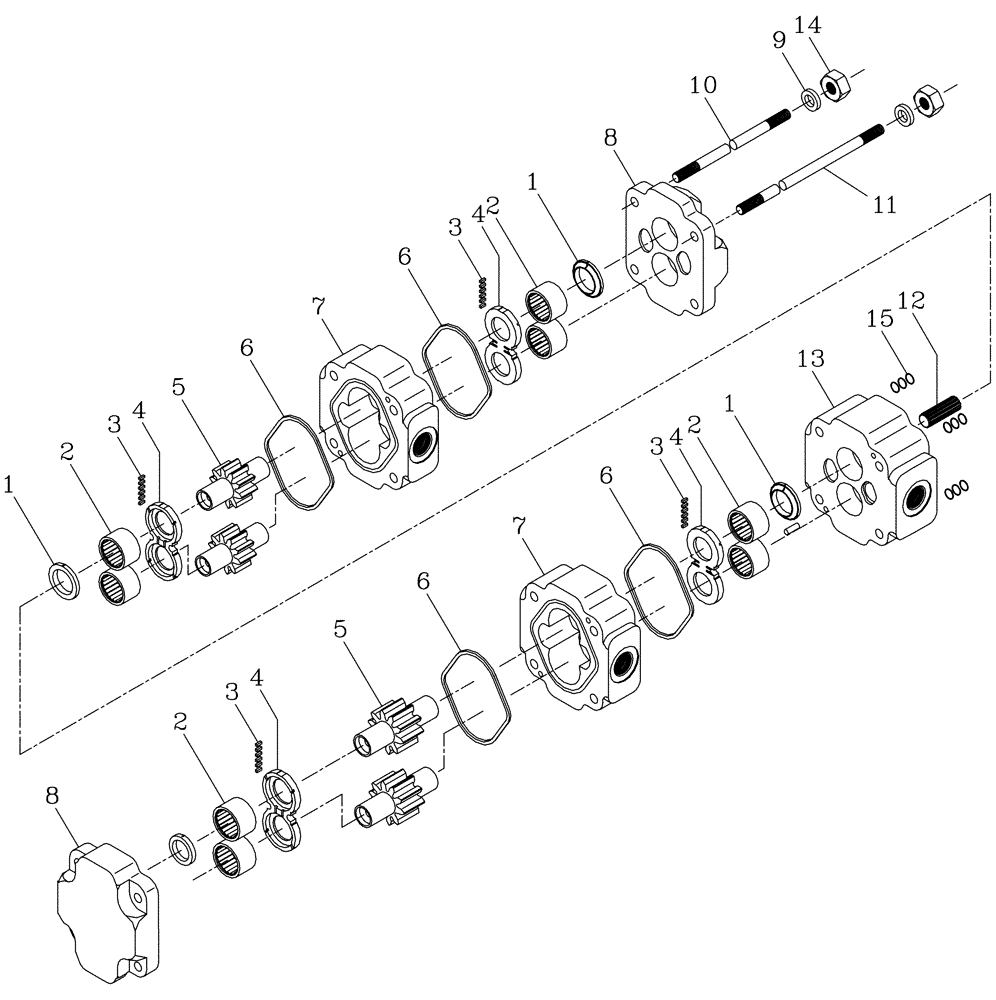 Схема запчастей Case IH 7700 - (B04[10]) - HYDRAULIC FLOW DIVIDER {Low Horsepower} Hydraulic Components & Circuits