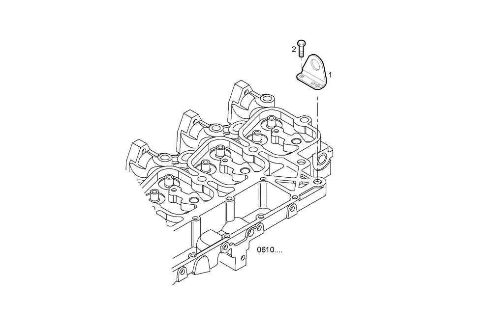 Схема запчастей Case IH F4GE0684C D600 - (4500.133) - HOOK 