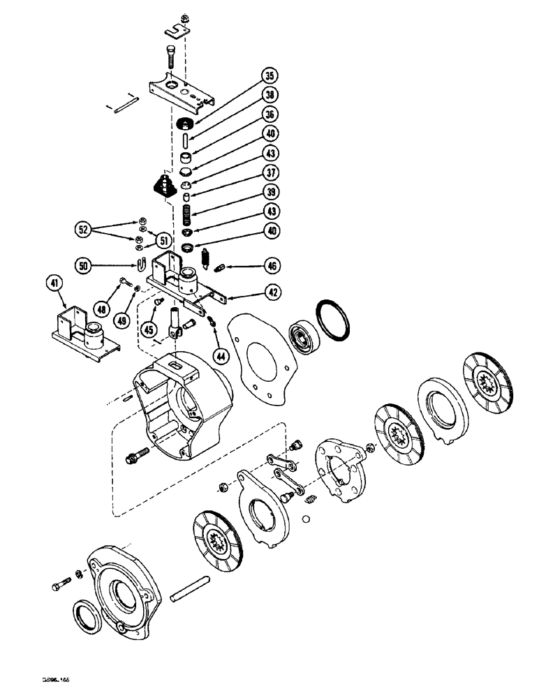 Схема запчастей Case IH 1660 - (7-06) - MASTER BRAKES, (CONTD) (5.1) - BRAKES