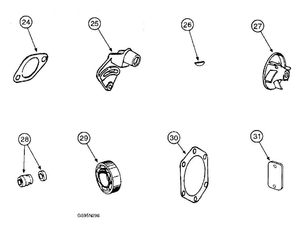 Схема запчастей Case IH DT-429 - (9-20) - SERVICE KITS 