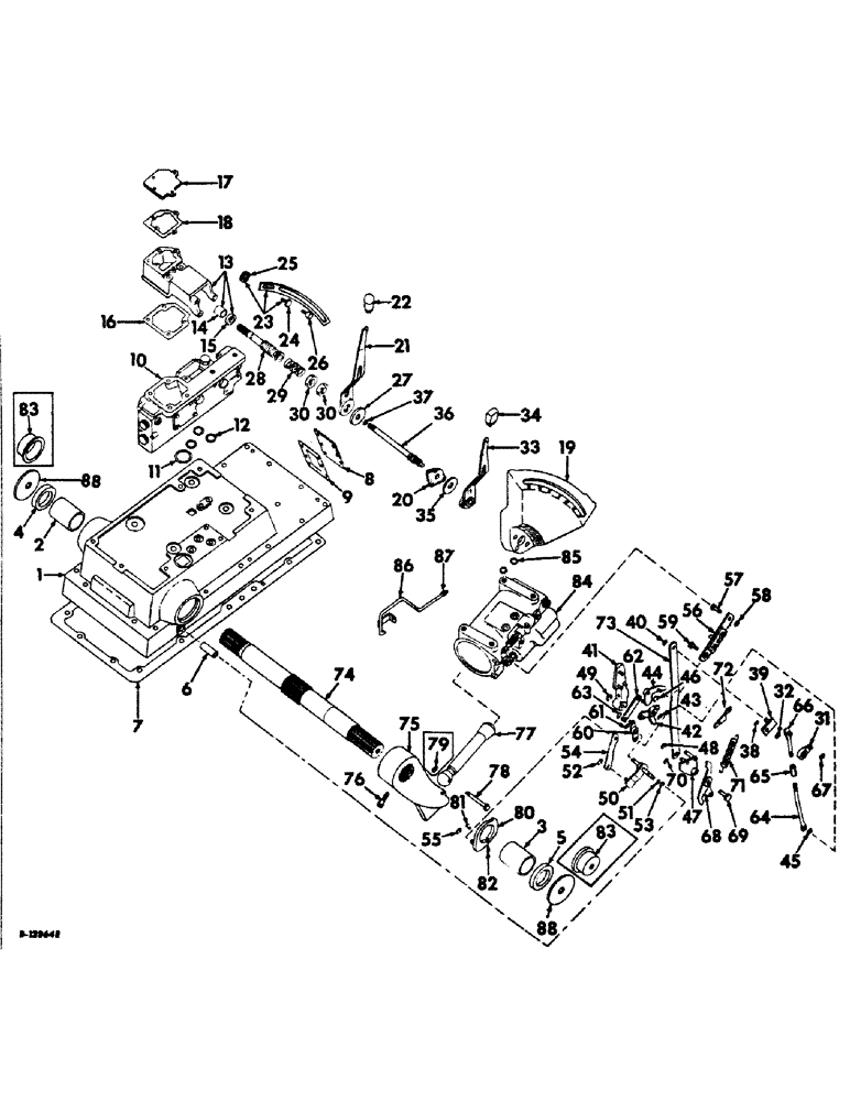 Схема запчастей Case IH 1206 - (F-11) - HYDRAULIC SYSTEM, DRAFT CONTROL (07) - HYDRAULIC SYSTEM