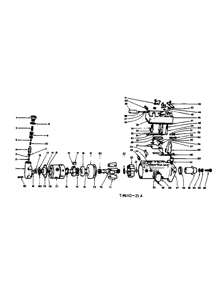 Схема запчастей Case IH 444 - (1-10) - D.P.A. FUEL INJECTION PUMP (02) - ENGINE