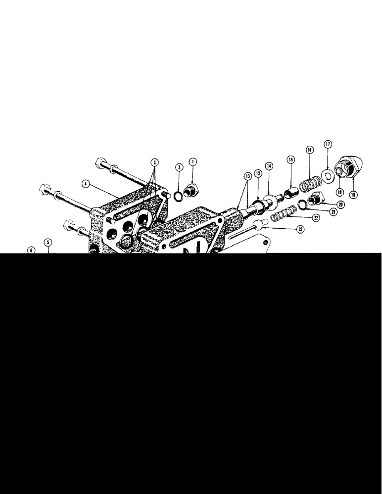 Схема запчастей Case IH 1060 - (14) - F87855 CONTROL VALVE, PORT PLATE ASSEMBLY (29) - HYDROSTATIC DRIVE