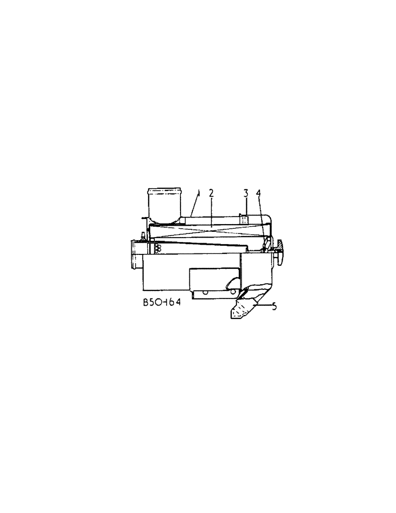 Схема запчастей Case IH 584 - (12-03) - AIR CLEANER ASSEMBLY, COOPERS, SERIAL NO. 2025 AND ABOVE Power