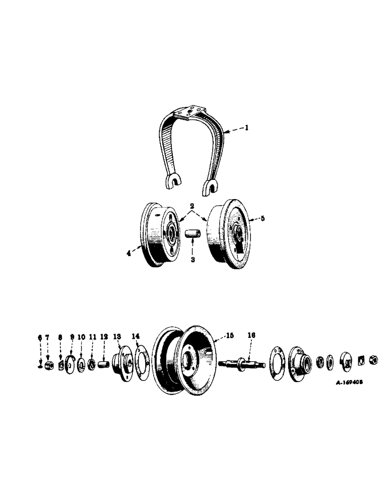 Схема запчастей Case IH 240 - (186) - CHASSIS, SINGLE FRONT WHEEL (12) - CHASSIS