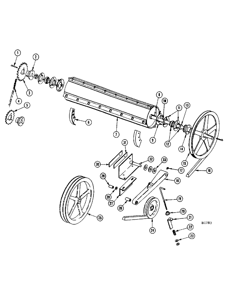 Схема запчастей Case IH 400 - (048) - BEATER (72) - SEPARATION