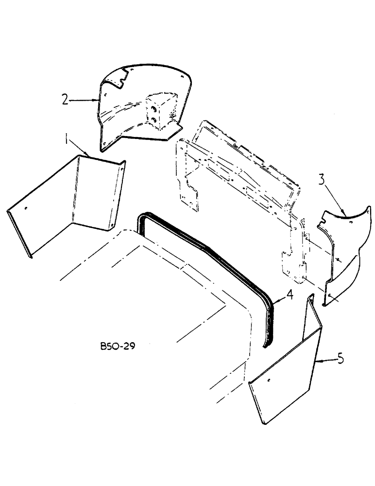 Схема запчастей Case IH HYDRO 84 - (13-004) - INSTRUMENT PANEL SIDE HOUSING (05) - SUPERSTRUCTURE