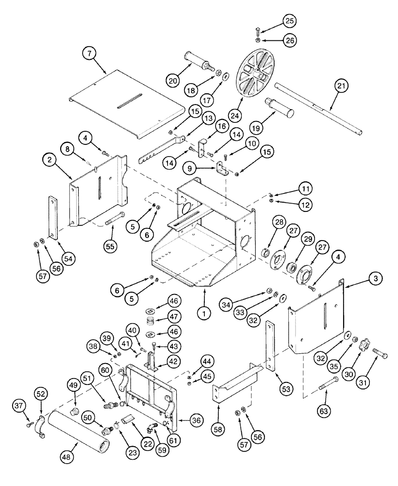 Схема запчастей Case IH 1200 - (L.40.A[19]) - LIQUID FERTILIZER SQUEEZE PUMP ASSEMBLY, 6 & 8 ROW RIGID TRAILING (BSN CBJ0018110) L - Field Processing