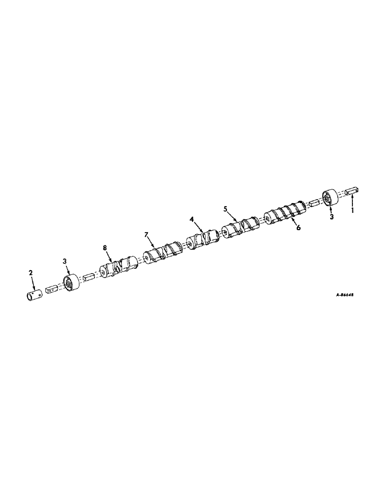 Схема запчастей Case IH DRY - (A-069) - DRY FERTILIZERS, AUGERS AND RELATED PARTS, FOR TWO ROW 