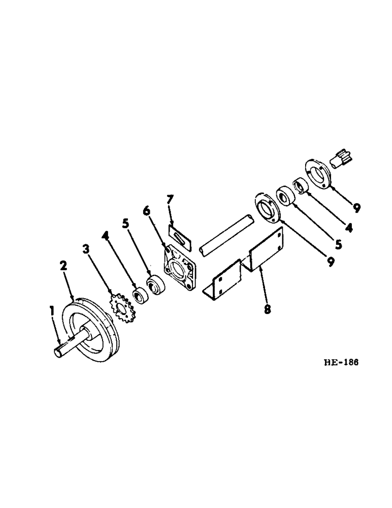 Схема запчастей Case IH 275 - (Q-20) - PLATFORMS, MAIN DRIVE SHAFT Platforms