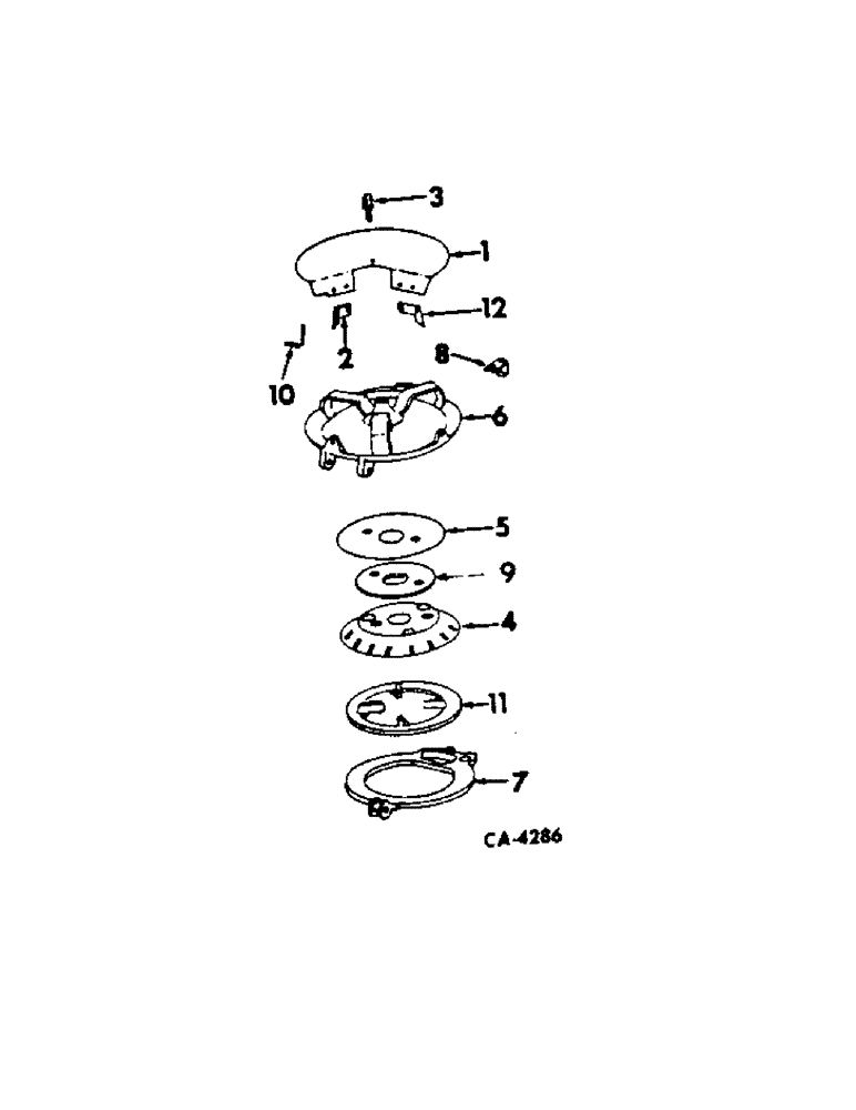 Схема запчастей Case IH 295 - (Z-11) - PEANUT PLANTING EQUIPMENT, ROTARY CONE BOTTOM, QUANTITIES SHOWN ARE PER ROW 