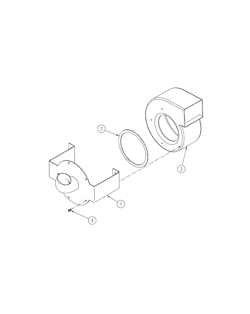 Схема запчастей Case IH STEIGER 480 - (09-52) - AIR CONDITIONING - BLOWER ASSEMBLY (09) - CHASSIS