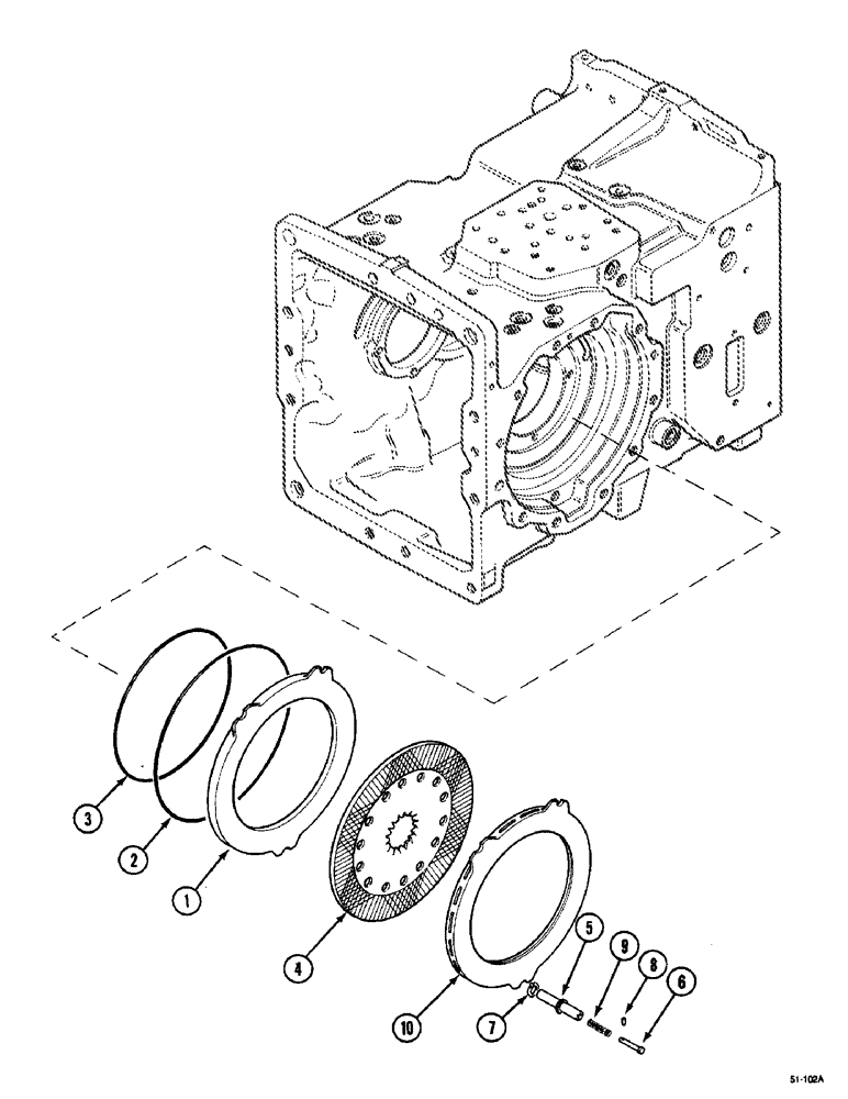 Схема запчастей Case IH 5150 - (7-06) - BRAKE DISCS (07) - BRAKES