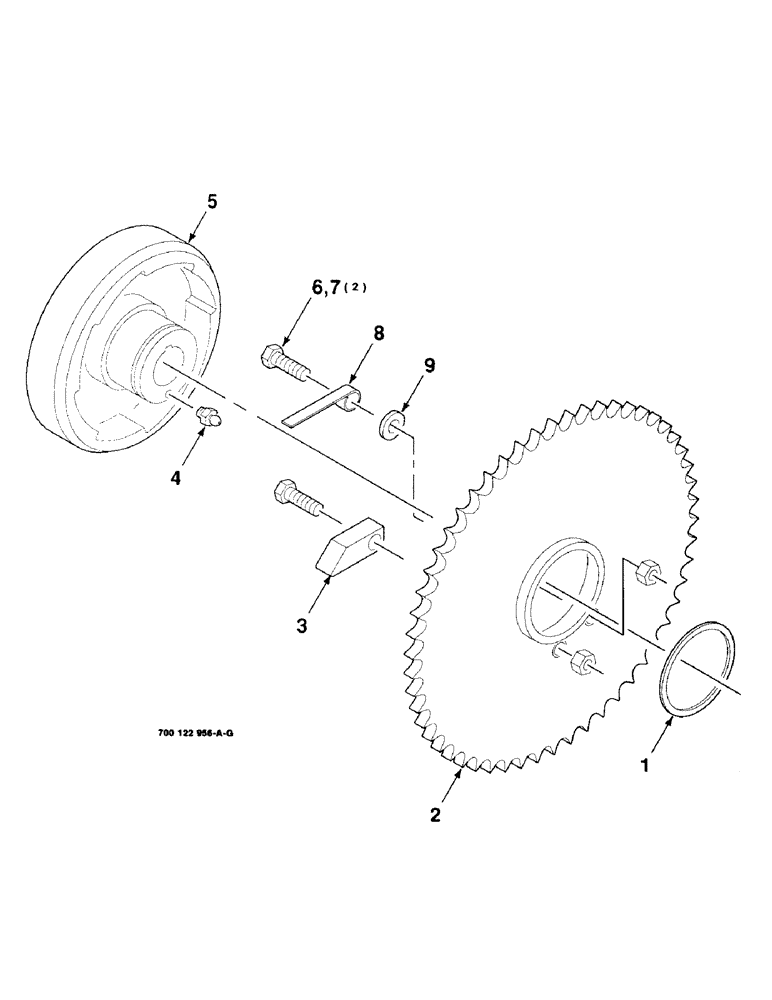 Схема запчастей Case IH 8480 - (3-12) - RATCHET ASSEMBLY, SERIAL NUMBER CFH0051001 THROUGH CFH0051672 Pickup