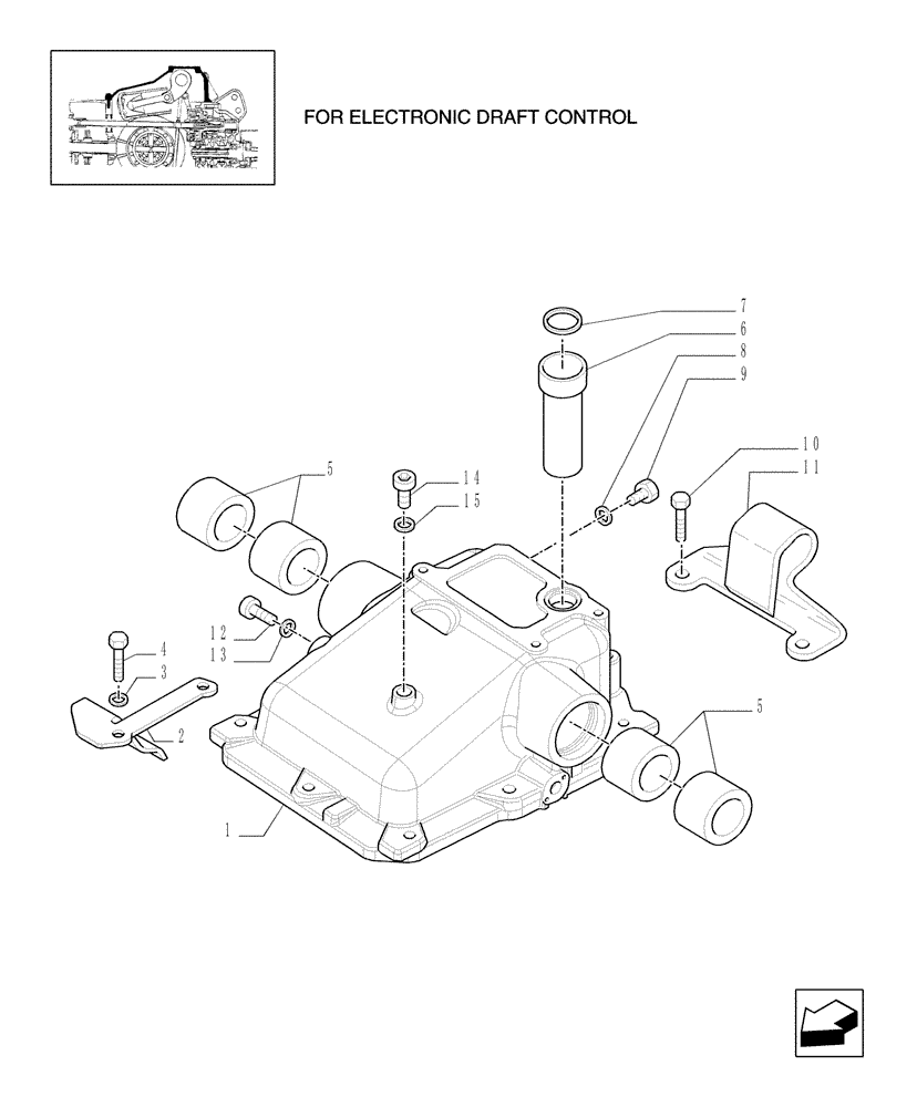 Схема запчастей Case IH MXU125 - (1.82.0/02) - (VAR.786-881-886) 2 CONTROL VALVES (DIAM.80-90 MM.) - LIFTER, HOUSING AND COVERS (07) - HYDRAULIC SYSTEM