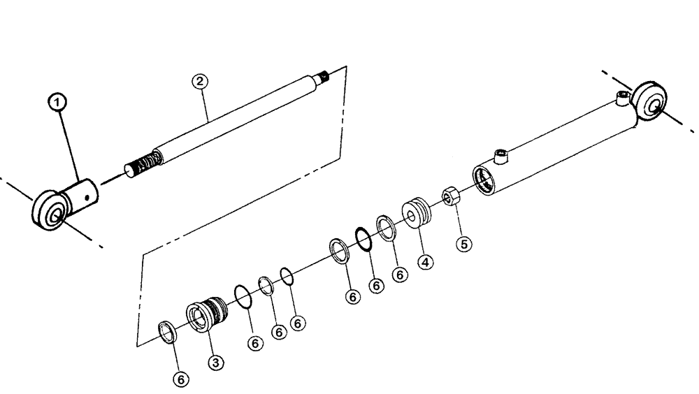 Схема запчастей Case IH SPX2130 - (07-002) - INNER BOOM FOLD Cylinders