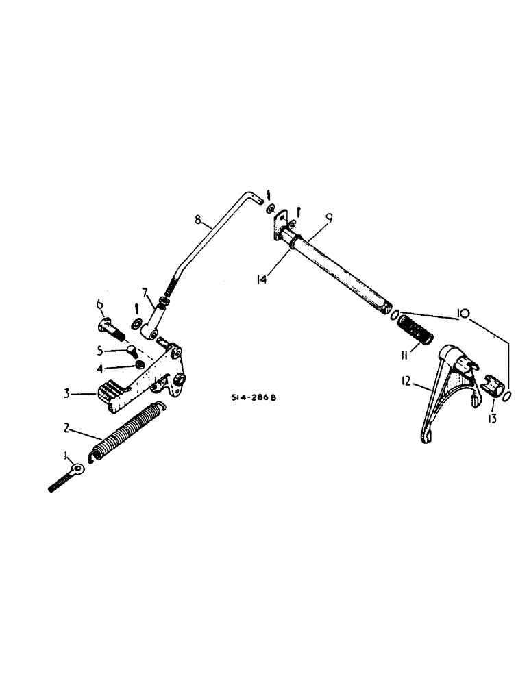 Схема запчастей Case IH HYDRO 84 - (07-29) - DRIVE TRAIN, DIFFERENTIAL LOCK (04) - Drive Train