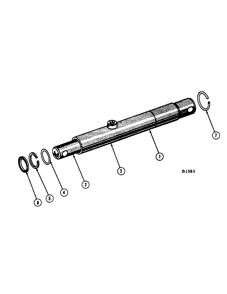 Схема запчастей Case IH 1060 - (086) - HEADER LIFT CYLINDER, BEFORE SERIAL NUMBER 8334601 (58) - ATTACHMENTS/HEADERS