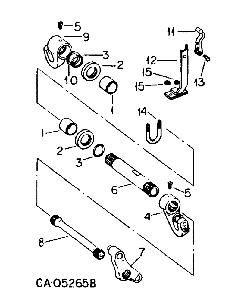 Схема запчастей Case IH 3488 - (10-20) - HYDRAULICS, DRAFT SENSING, TRACTOR WITH CATEGORY III, THREE POINT HITCH (07) - HYDRAULICS