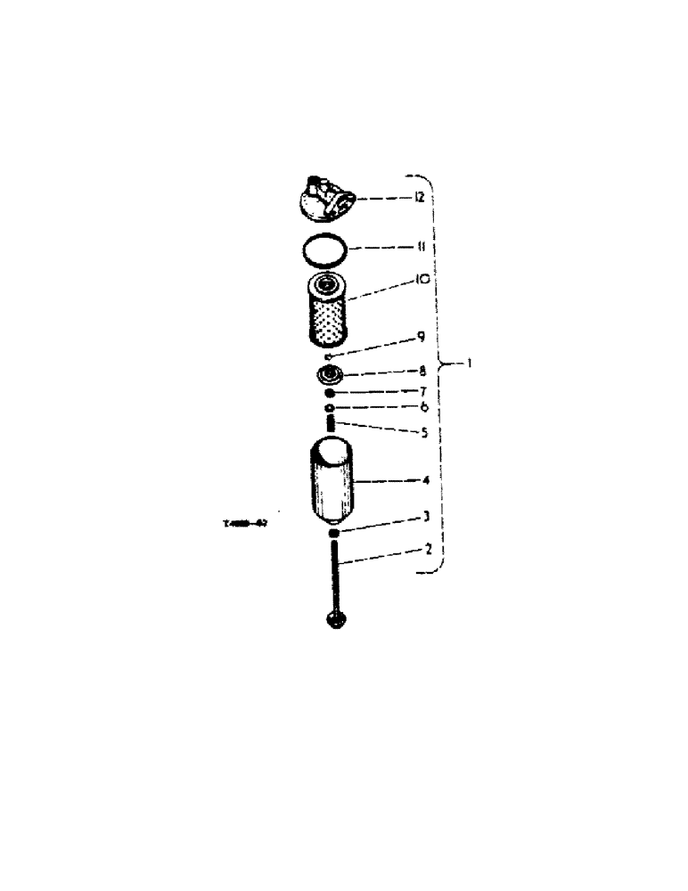 Схема запчастей Case IH 2350 - (1-16) - LUBRICATING OIL FILTER (02) - ENGINE