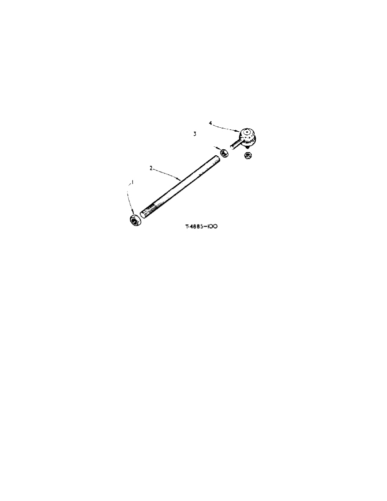 Схема запчастей Case IH 444 - (6-22) - POWER STEERING AND FRONT AXLE ATTACHMENT, CONNECTING LINK (05) - STEERING