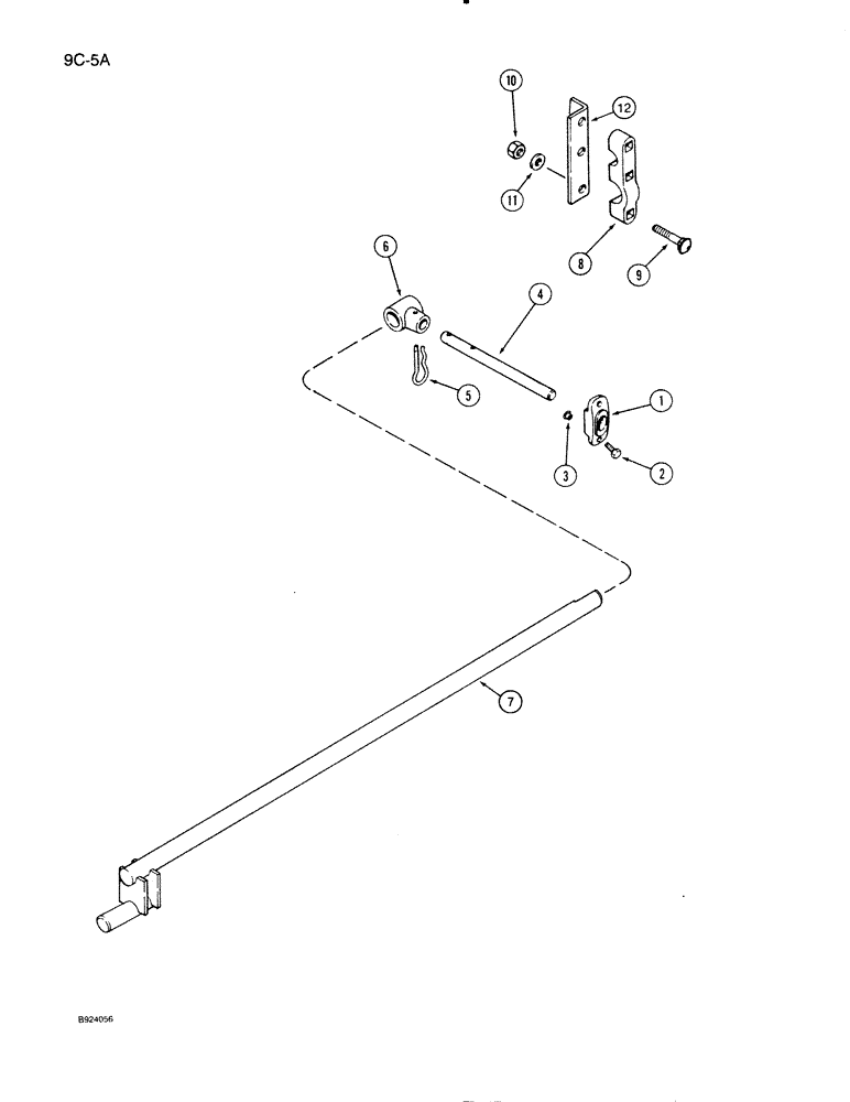 Схема запчастей Case IH 1020 - (9C-05A) - AUGER FINGERS, MODELS WITH AUGER DRIVE ON RIGHT-HAND SIDE OF HEADER (SPLIT KNIFE W/ AUGER DRIVE) (58) - ATTACHMENTS/HEADERS