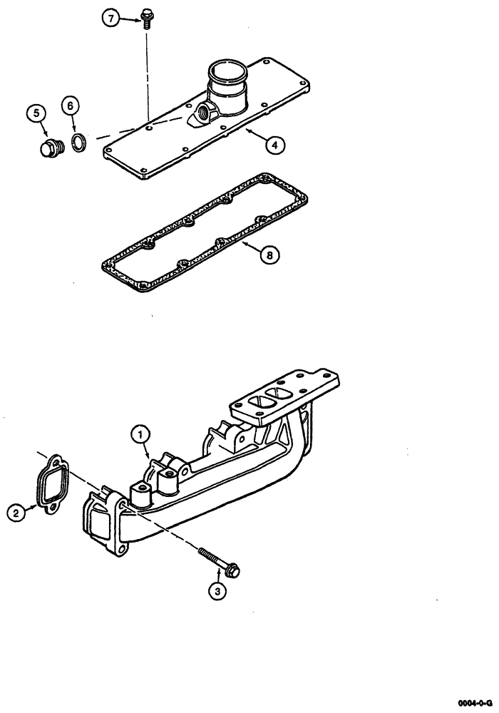 Схема запчастей Case IH 8860 - (10-12) - MANIFOLDS (4T-390 EMISSIONS CERTIFIED ENGINE) (10) - ENGINE