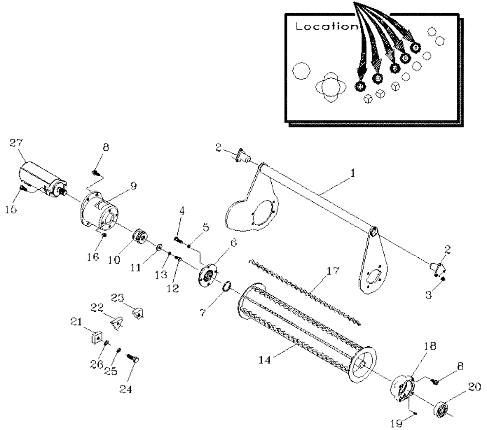 Схема запчастей Case IH 7700 - (A05[06]) - TOP ROLLERS {C1, C2 AND D} Mainframe & Functioning Components