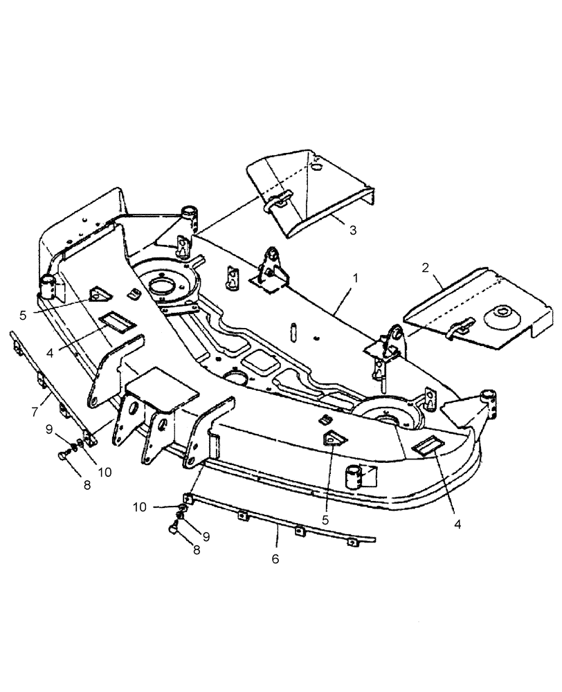 Схема запчастей Case IH 717228016 - (006) - DECK 