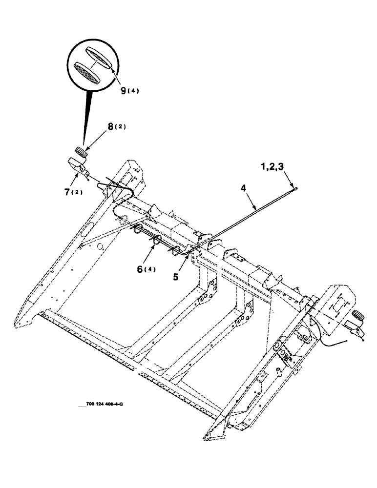 Схема запчастей Case IH 8840 - (4-02) - LIGHTS ASSEMBLY, FLASHER (55) - ELECTRICAL SYSTEMS