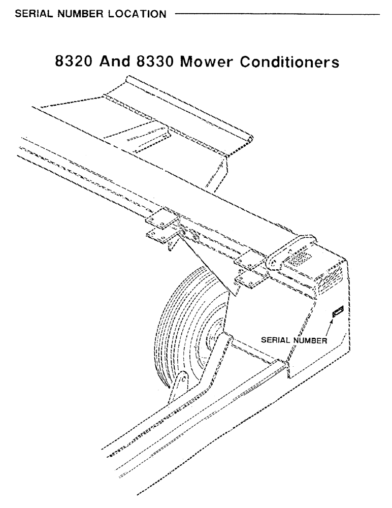 Схема запчастей Case IH 8330 - (1-2) - SERIAL NUMBER LOCATION (00) - PICTORIAL INDEX
