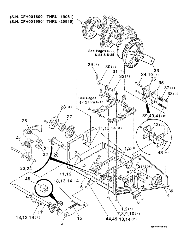 Схема запчастей Case IH 8530 - (6-18) - KNOTTER CONTROL ASSEMBLY (RASSPE) (S.N. CFH0018001 THRU CFH0019061)(S.N. CFH0019501 THRU CFH0020915) (14) - BALE CHAMBER