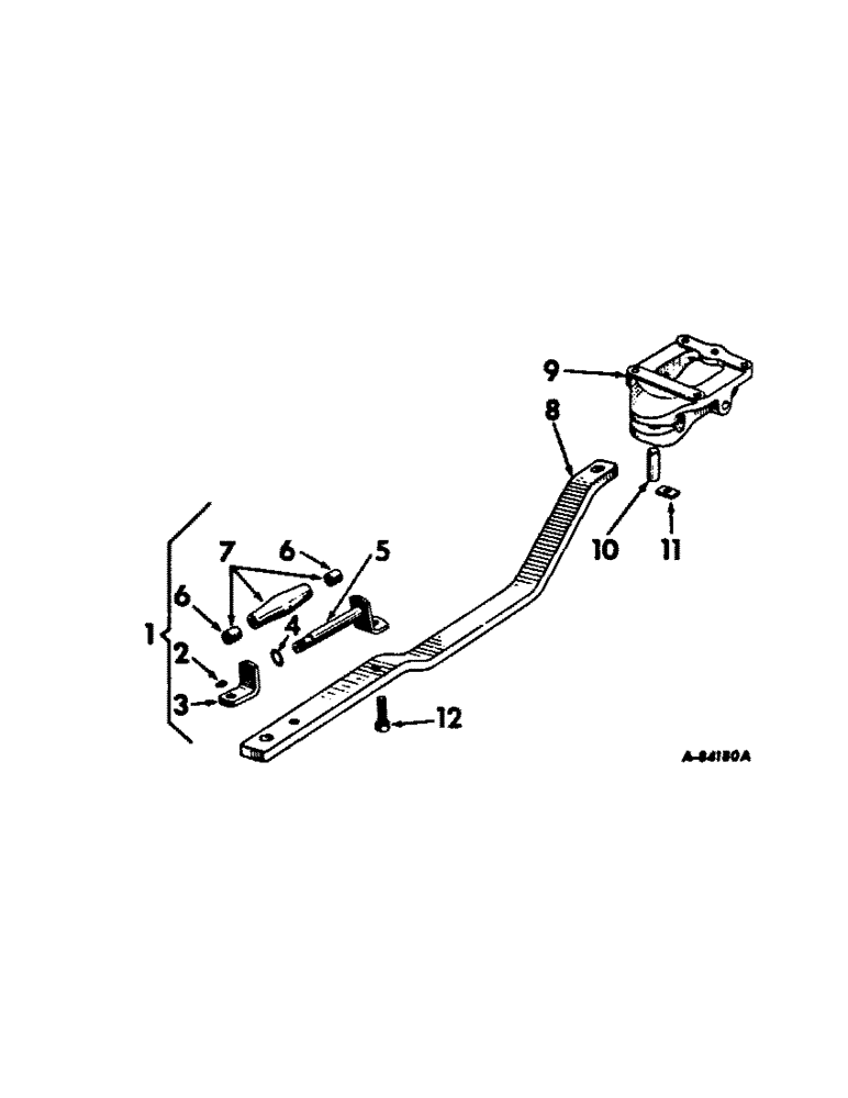 Схема запчастей Case IH 656 - (K-02[A]) - DRAWBARS AND HITCHES, SWINGING DRAWBAR Drawbars & Hitches