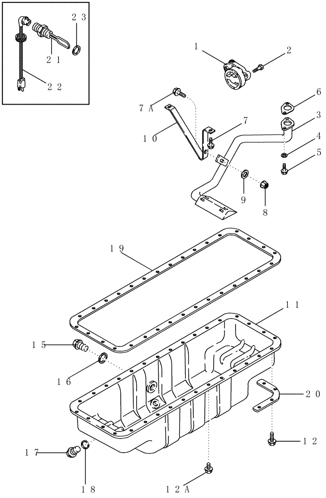 Схема запчастей Case IH 2388 - (02-20) - OIL PUMP, PAN - OIL PAN HEATER KIT (01) - ENGINE